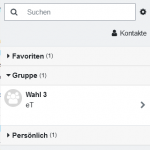 Screenshot davon, wie das Mitteilungssystem in Moodle 3.9 aussieht