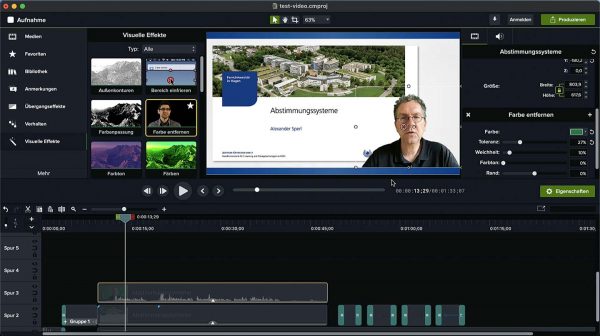 Neue Camtasia Vorlagen Screenshot