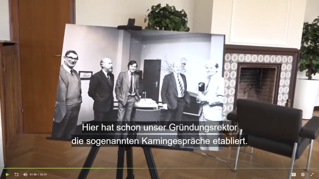 Untertitel beim Video zur Villa Bechem