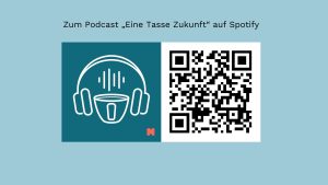 QR zum Podcast "Eine Tasse Zukunft" bei Spotify