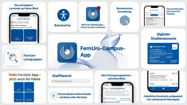 Überblick einiger Funktionen in der FernUni-App