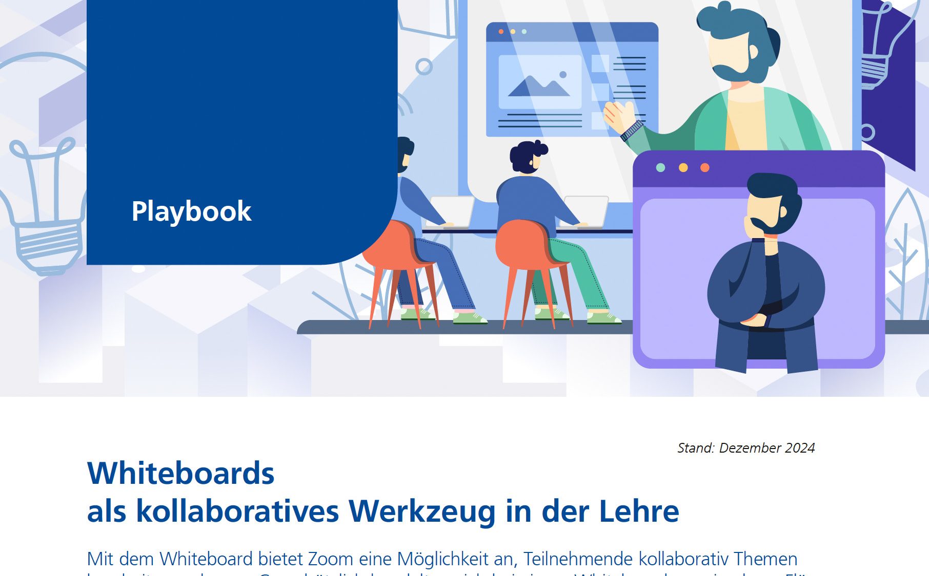 Screenshot der ersten Seite des Playbooks