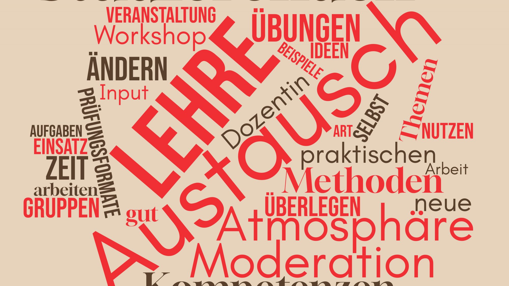 Wortwolke mit Stichworten zur Netzwerkwoche
