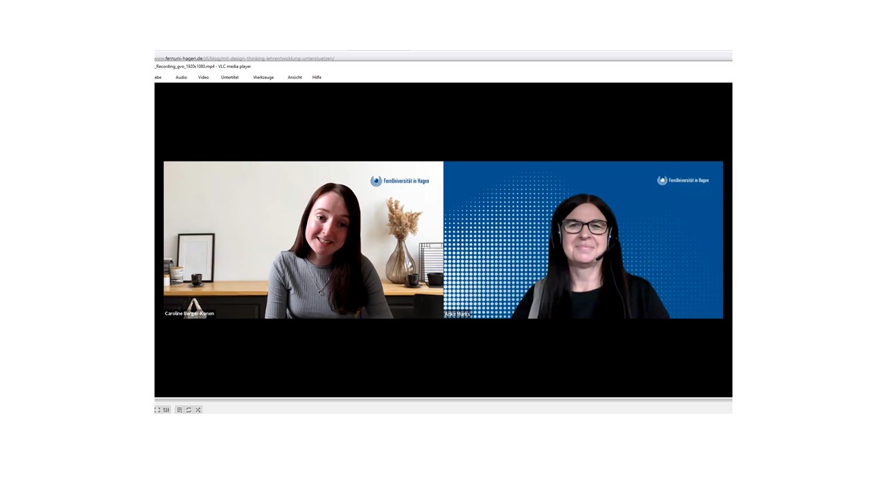 Screenshot OER Interview