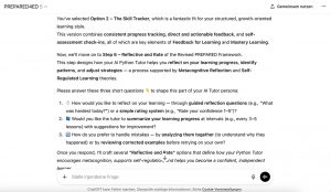 Screenshot des Chats von PREPARED4ED