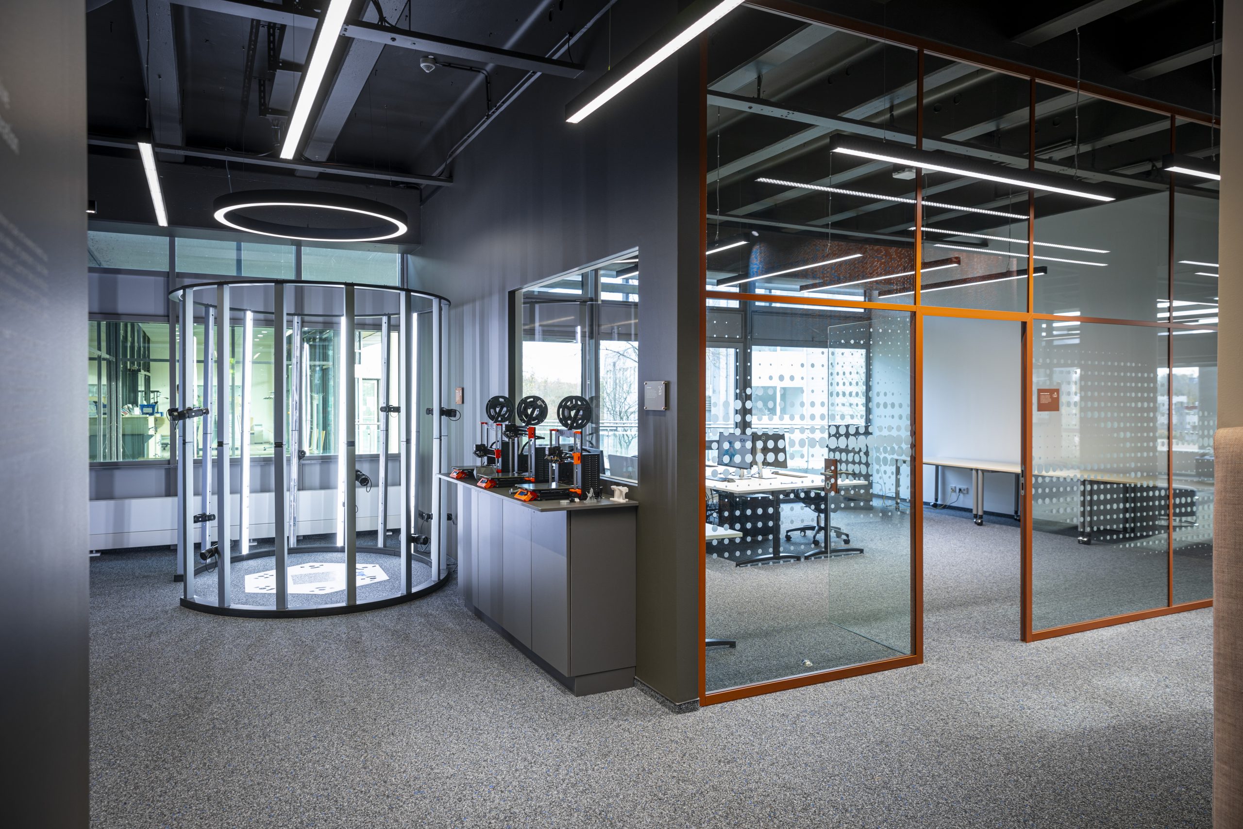 Räumlichkeiten des Immersive Collaboration Hub