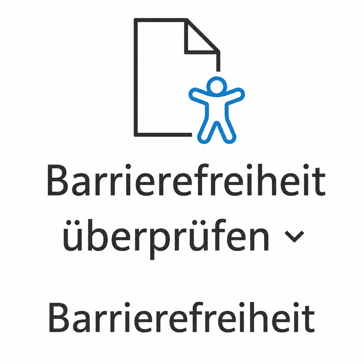 Screenshot Word Barrierefreiheit überprüfen